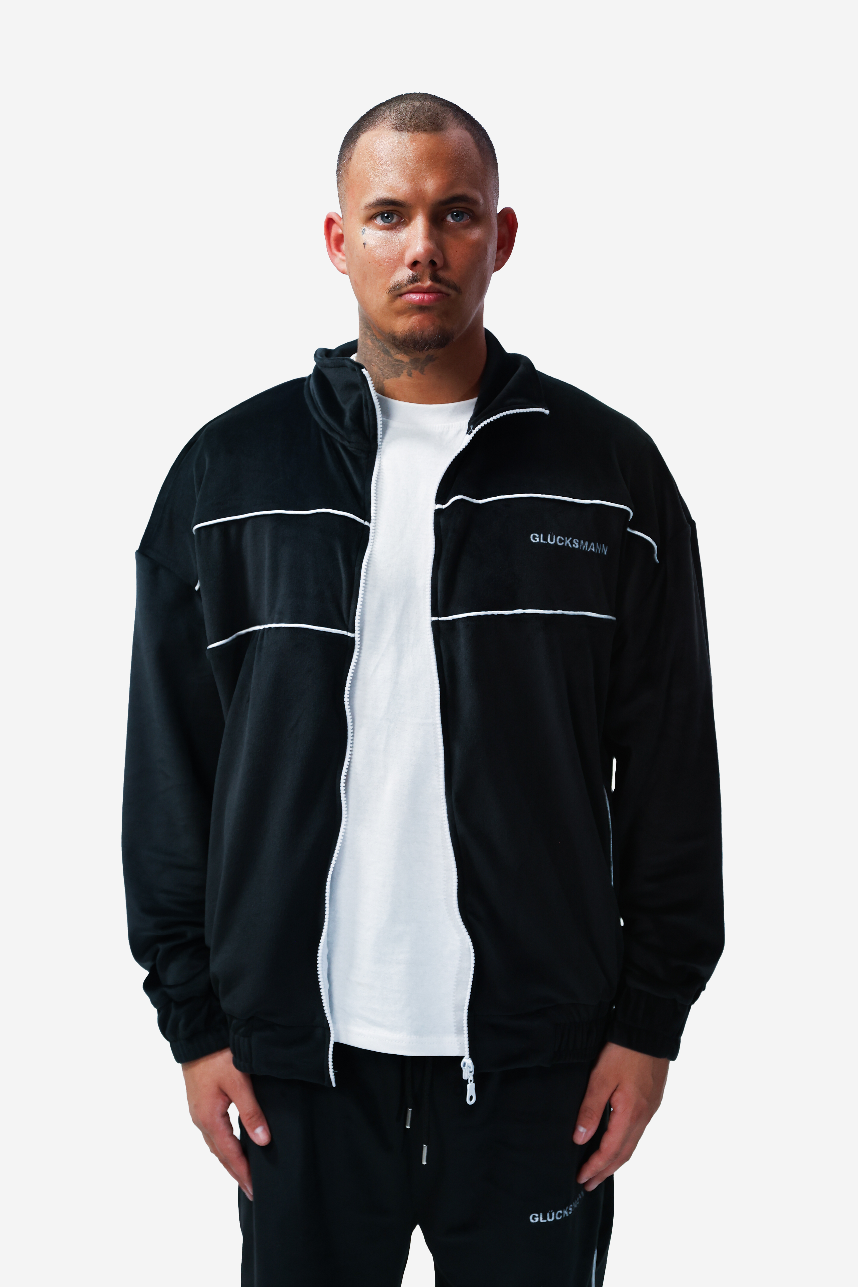 BLACK VELOUR JACKET