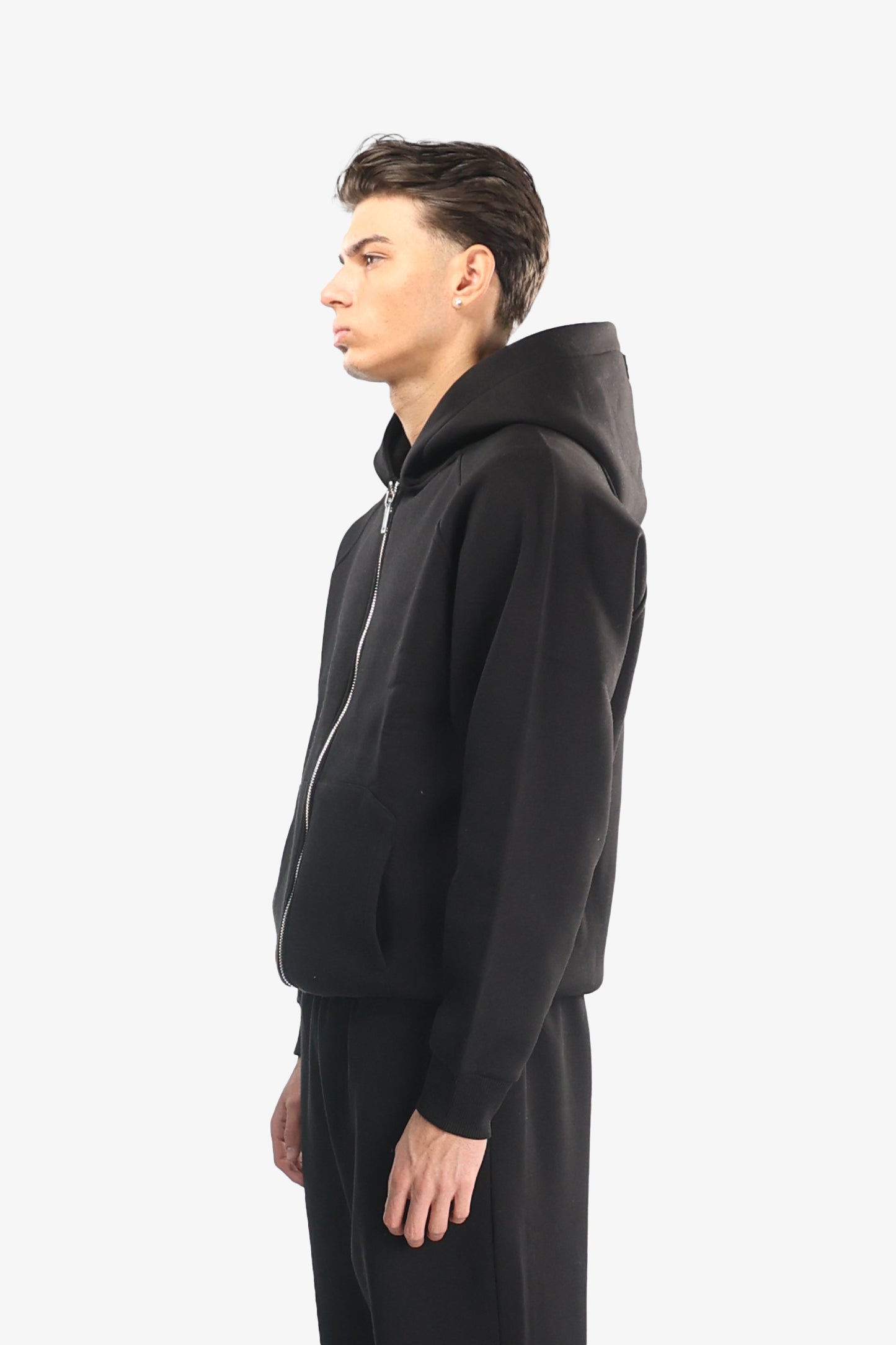 Black ZIP-Hoodie