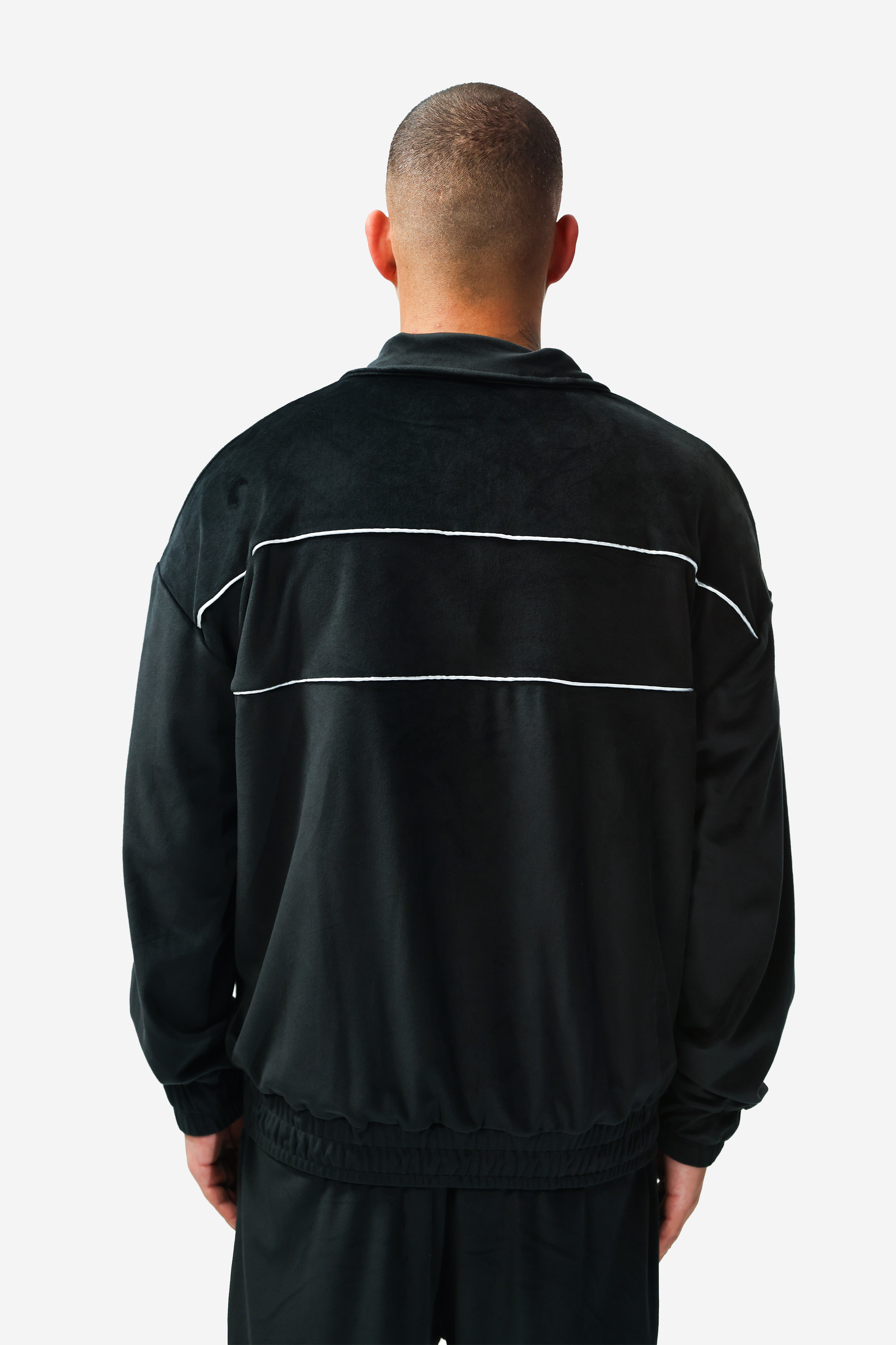 BLACK VELOUR JACKET