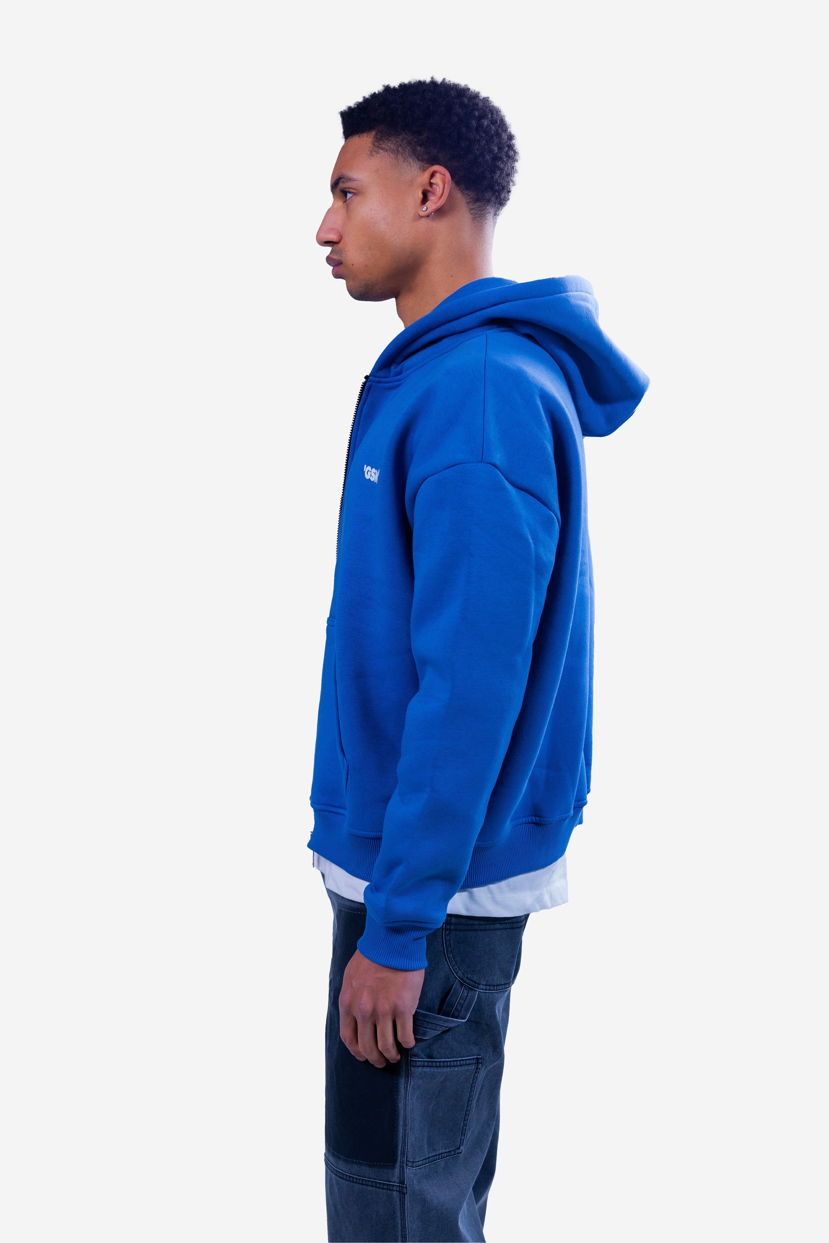 BLUE INDUSTRY ZIP-HOODIE