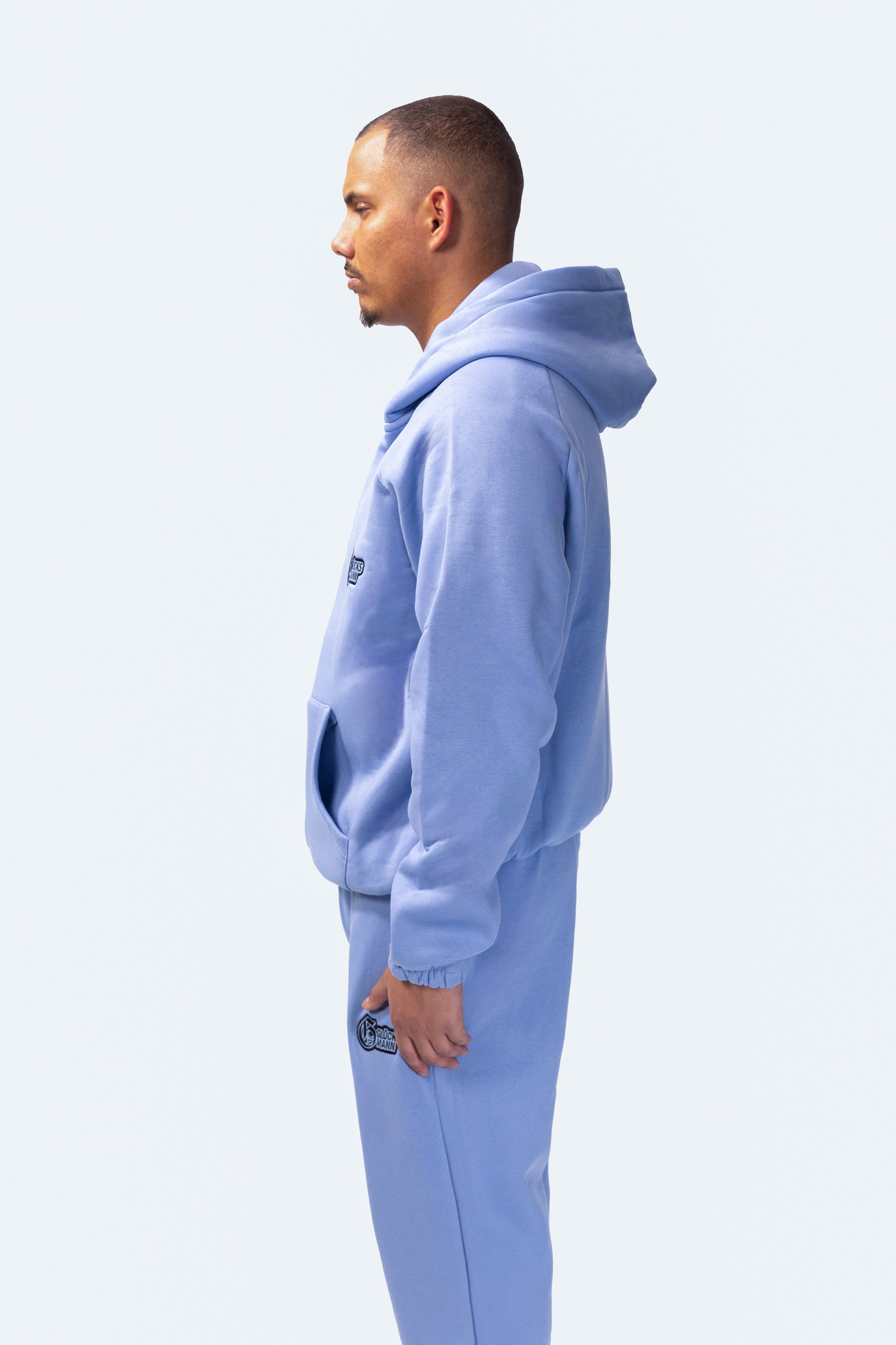 BABY BLUE ZIP-HOODIE
