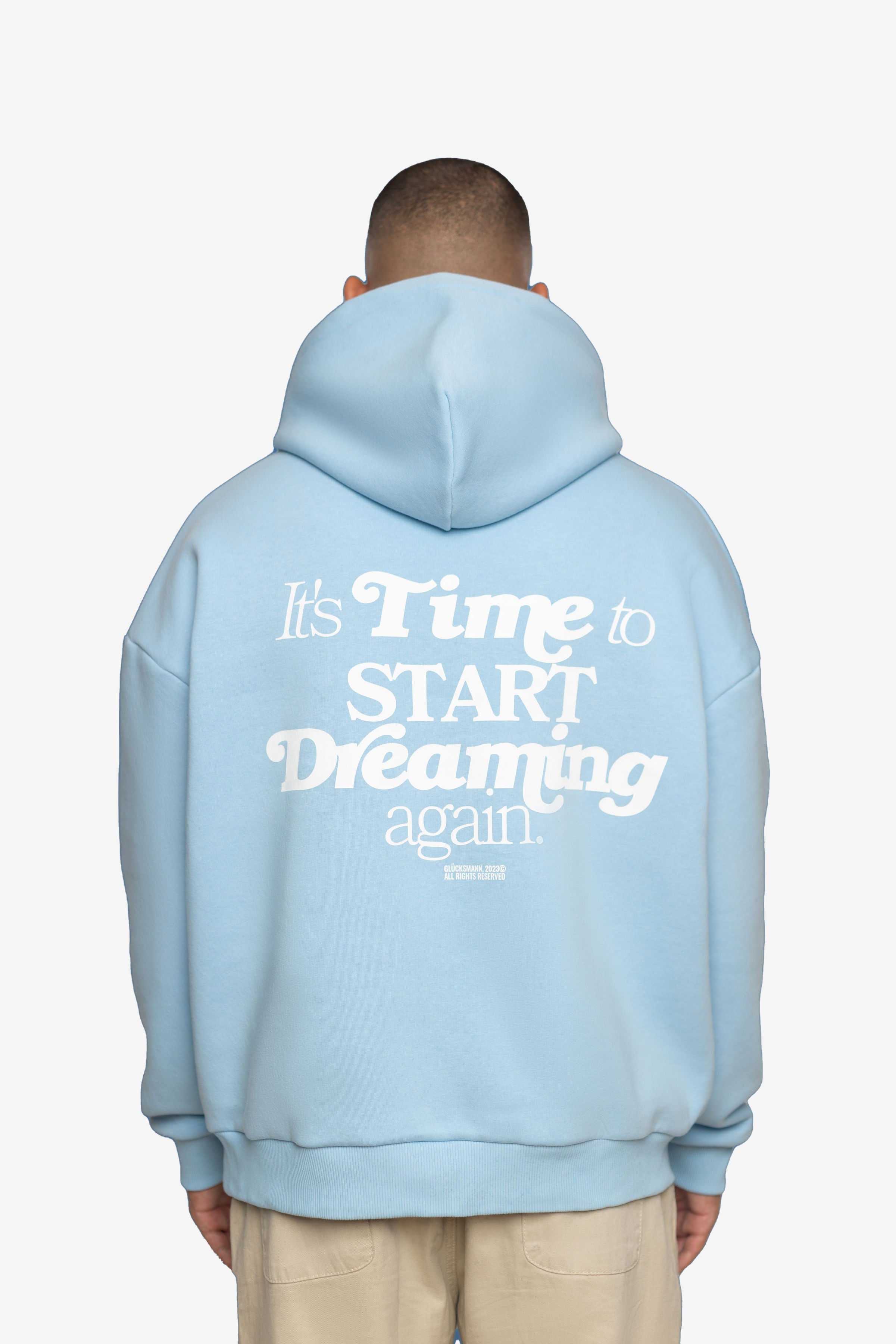 HEAVY BABY BLUE HOODIE