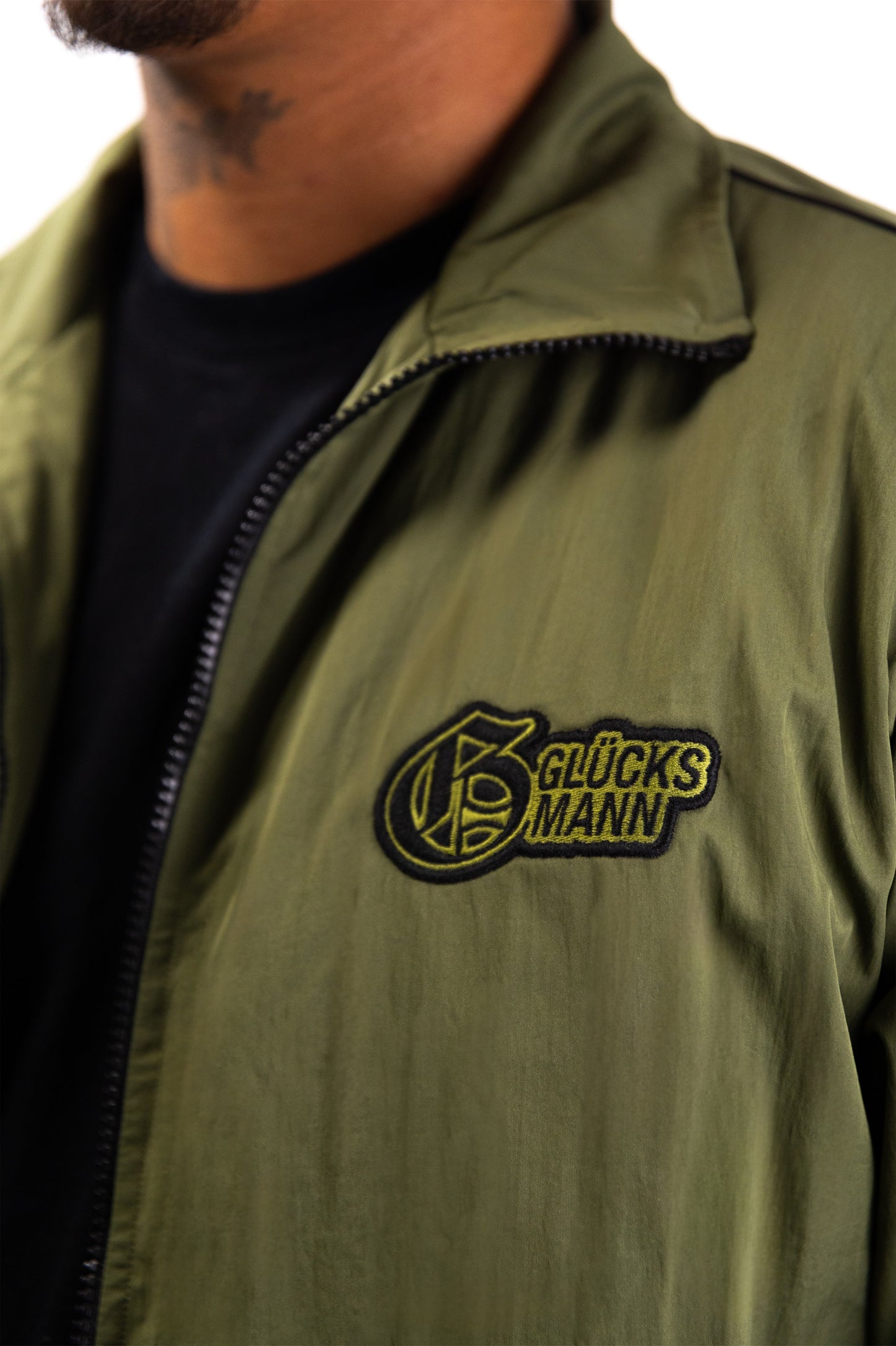 NAVY GREEN TRACKJACKET