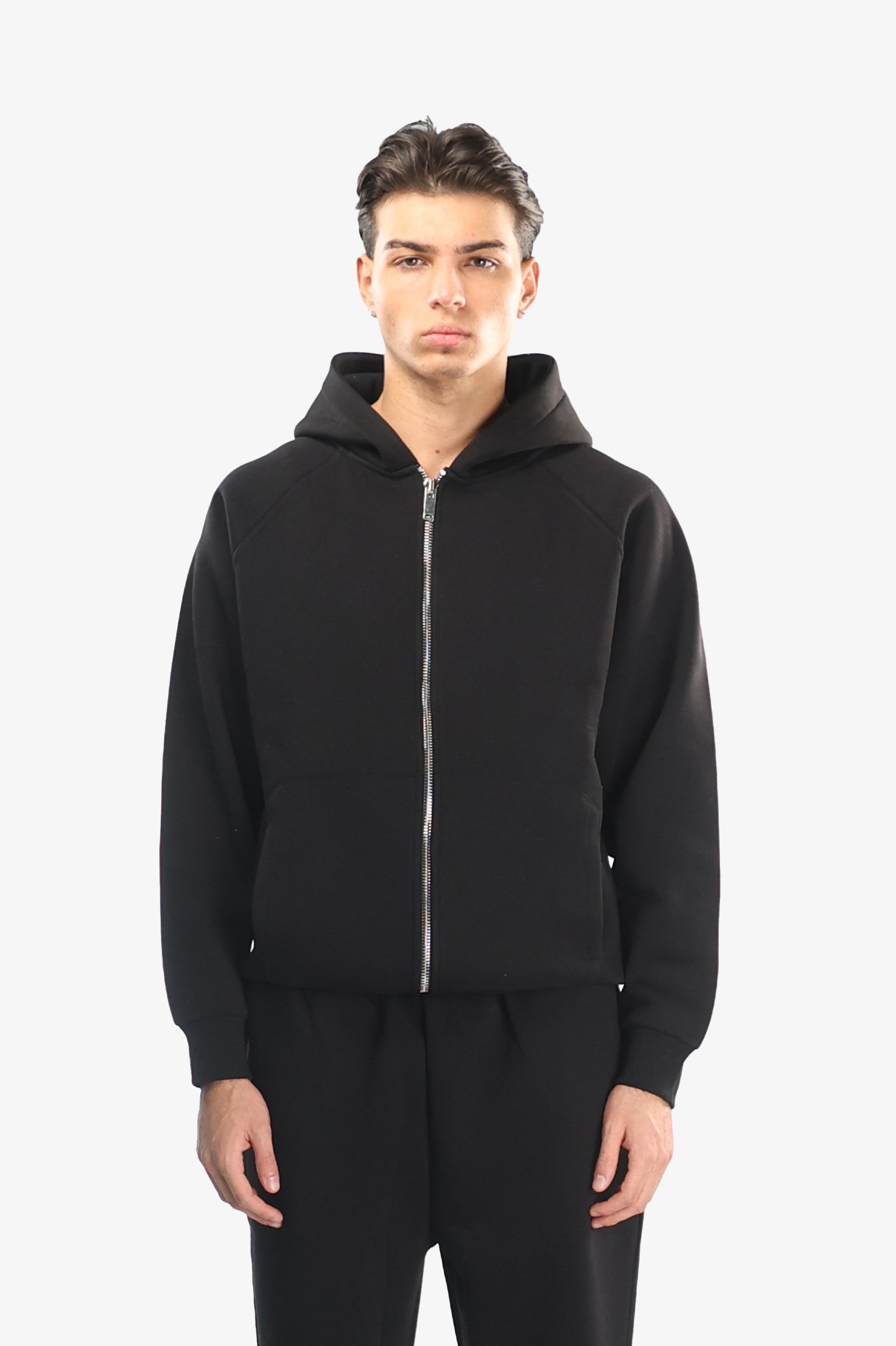 Black ZIP-Hoodie