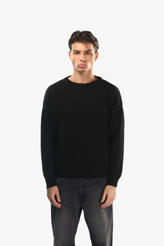 Black Knit Sweater