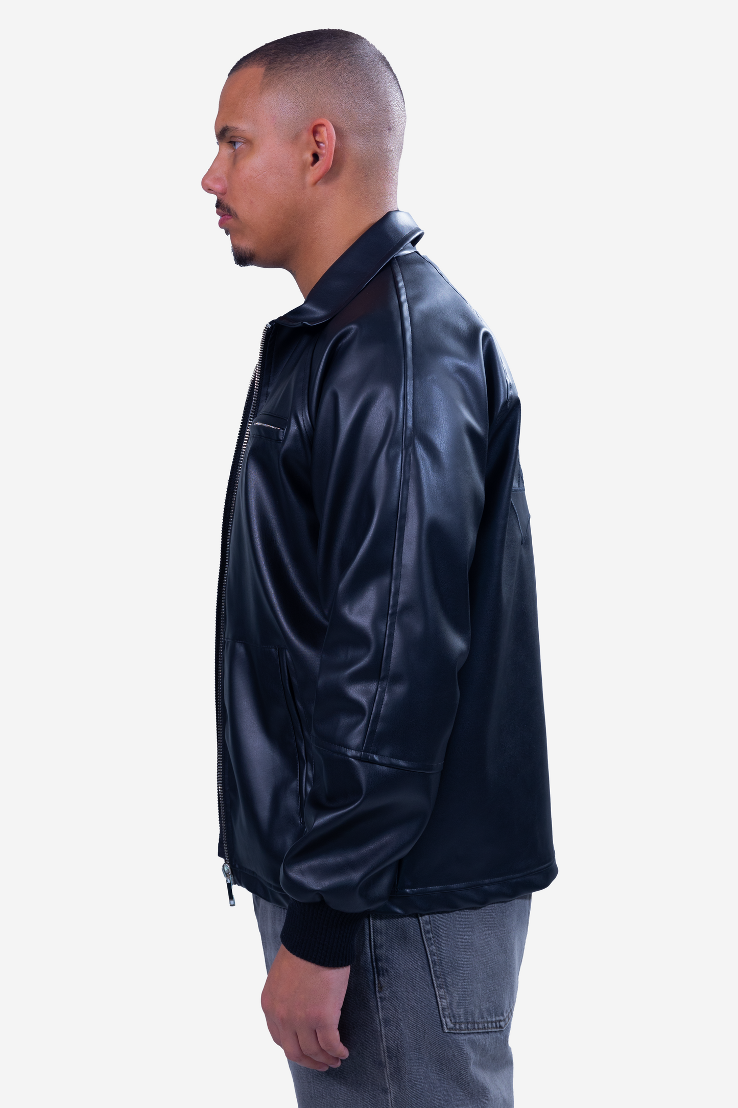 Bomber Leather-Jacket