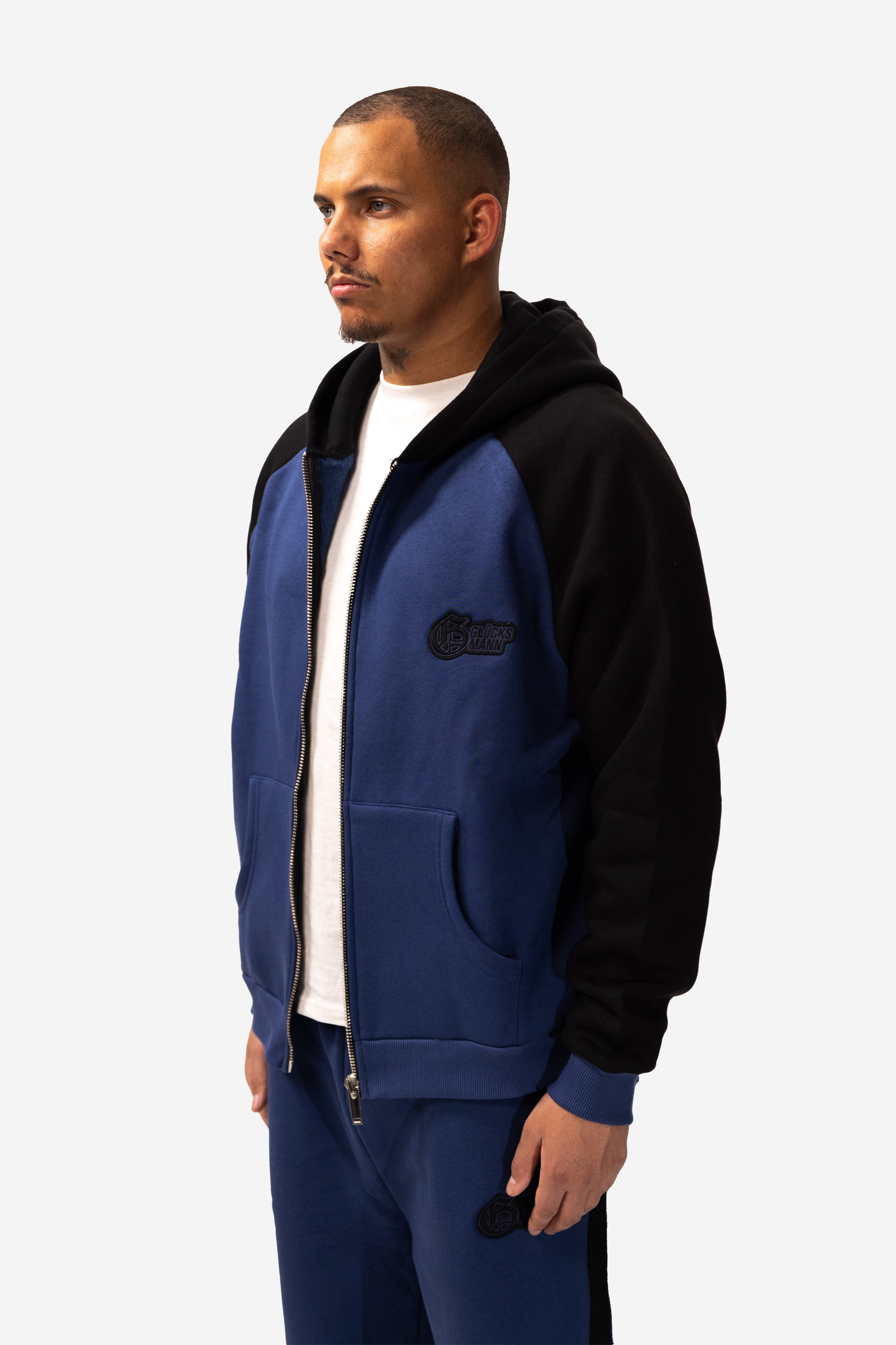ROYAL BLUE ZIP-HOODIE