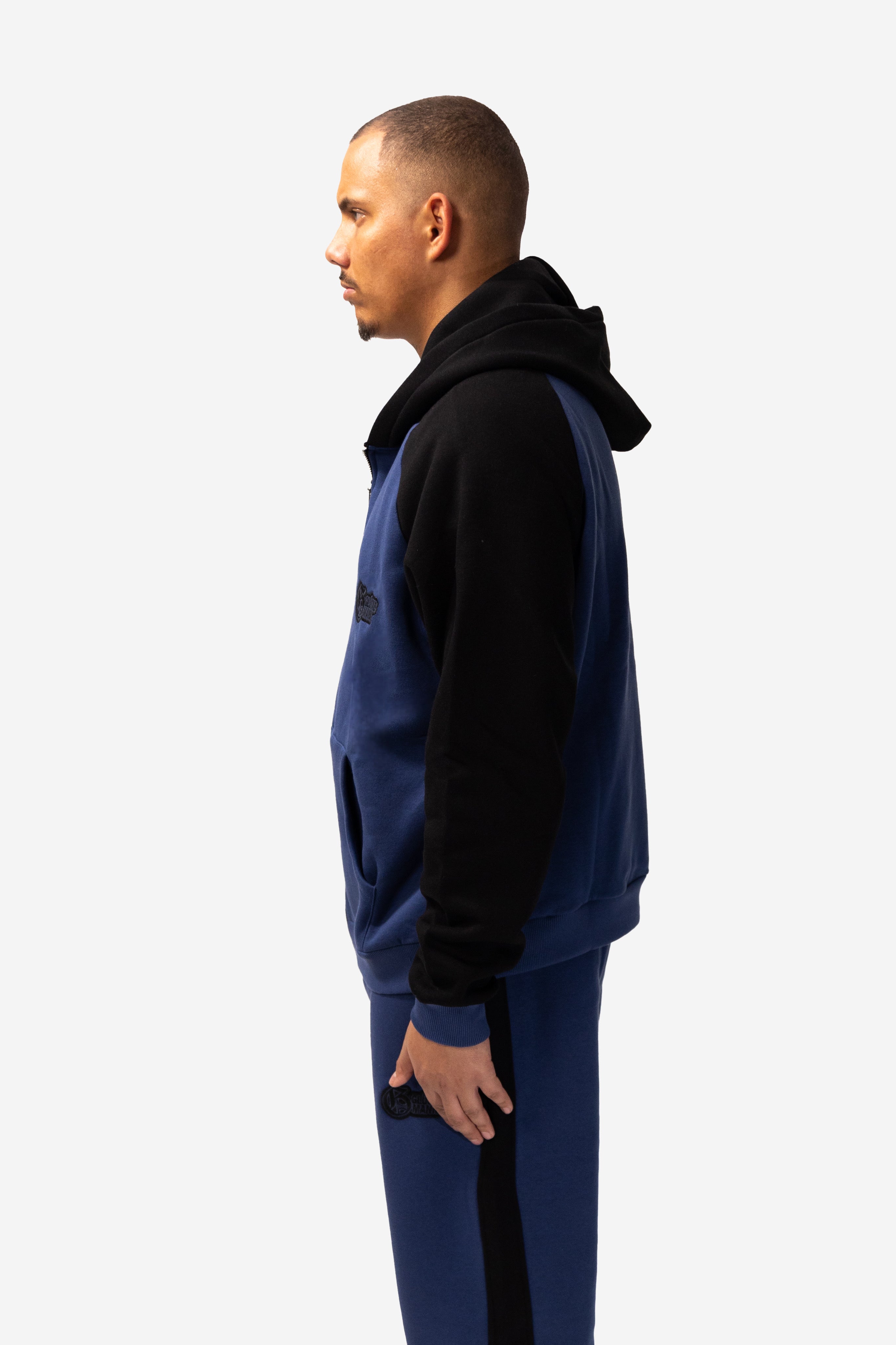 ROYAL BLUE ZIP-HOODIE