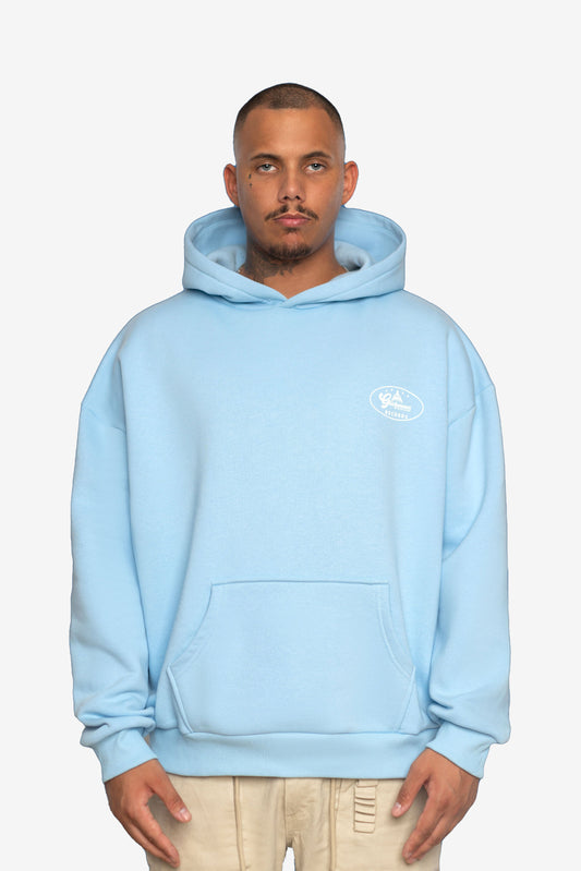 HEAVY BABY BLUE HOODIE